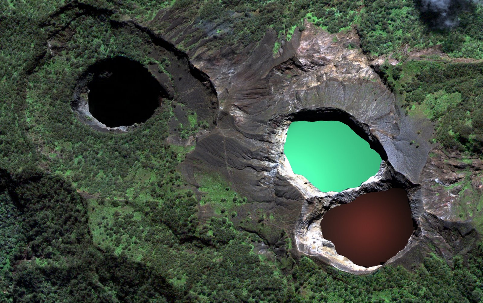 Озера келимуту: невероятные чудеса индонезийского вулкана
