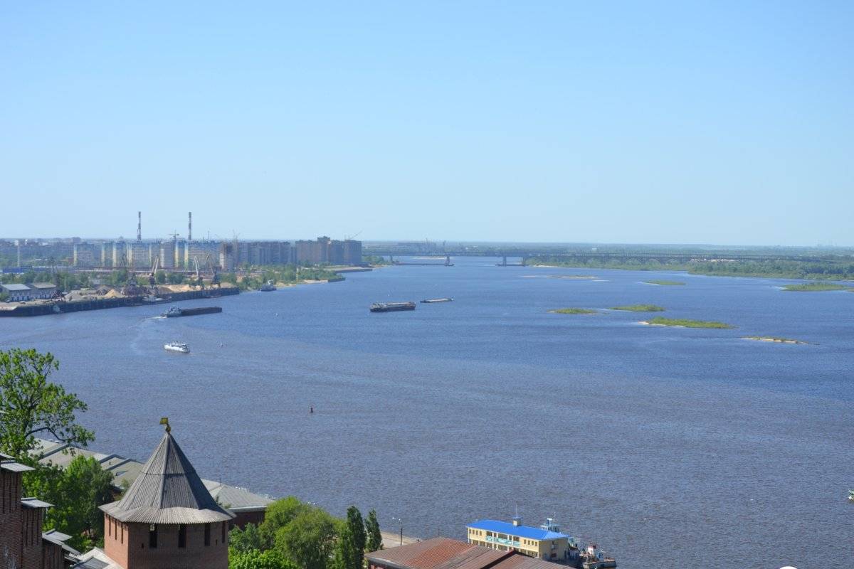 Ока и волга в нижнем новгороде карта