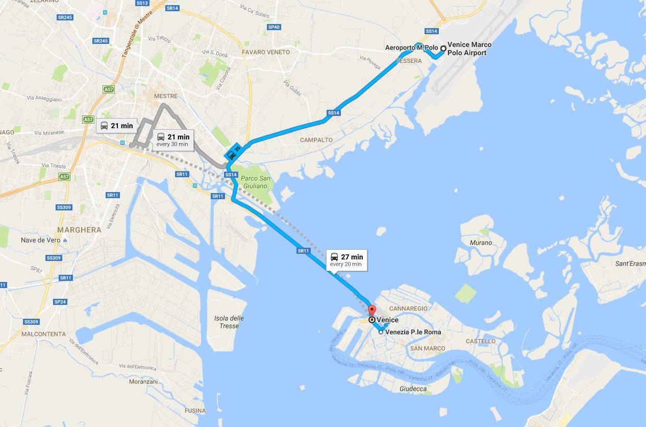 Аэропорт венеции тревизо (tsf), как добраться до города — автобус, поезд, трансфер или …? — по миру без турфирмы