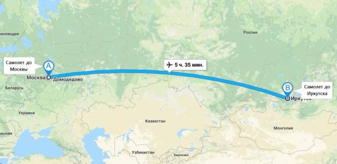 Сколько лететь до иркутска из москвы - освещаем подробно
