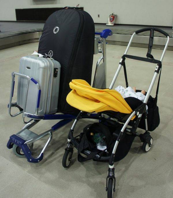 Существующие правила для провоза в самолете детских колясок