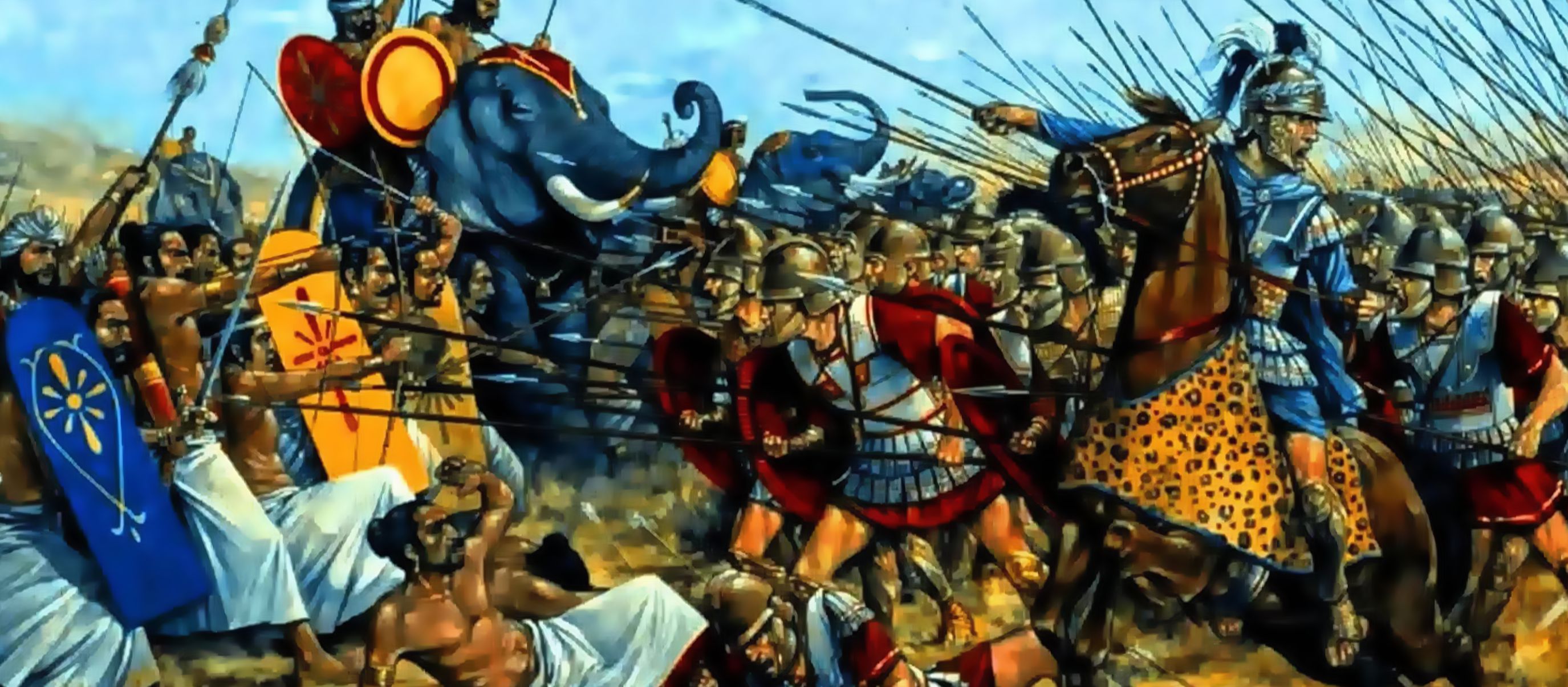 Македонский какая битва