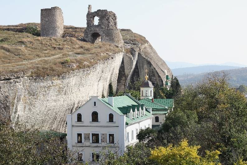 Достопримечательности инкермана: штольни, пещерный монастырь и крепость