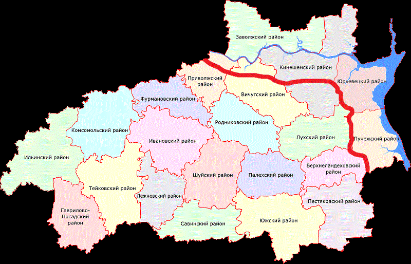 Деревня реброво ивановская область на карте. Карта Ивановской области с районами. Административная карта Ивановской области. Ивановская область карта области. Карта Ивановской области по районам.