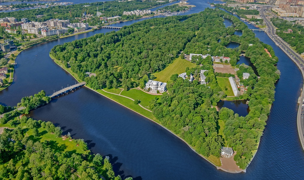 План парка на елагином острове