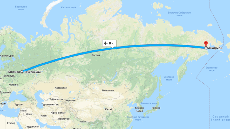 Маршрут «москва – иркутск» — расстояние на карте и время в пути
