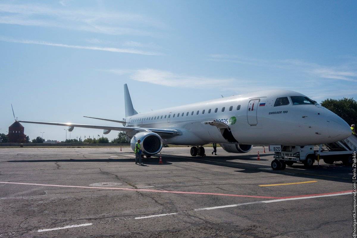 Embraer erj-190 реактивный самолет. авиация. описание. тип двигателя. производитель.