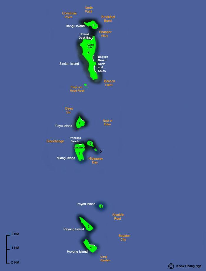 Симиланские острова (similan islands) тайланда: отдых на симиланах