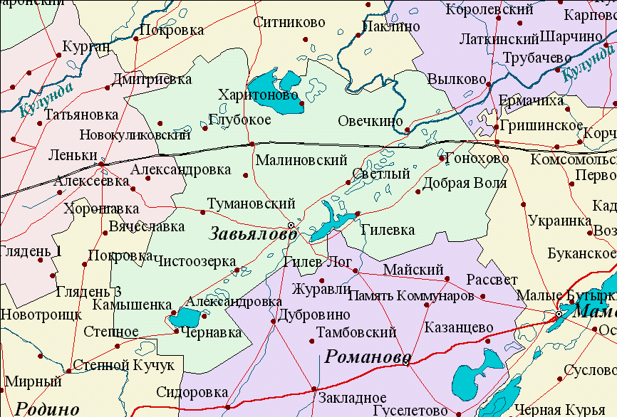 Города алтайского края – список населенных пунктов