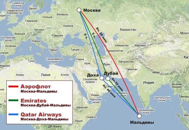 Сколько лететь до южной кореи из москвы и других городов россии
