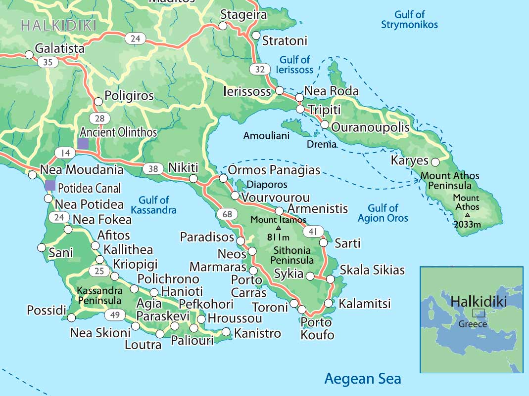Где отдохнуть в греции: пять курортов полуострова халкидики