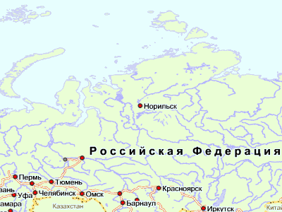 Где находится норильск — город на карте россии. в каком крае?