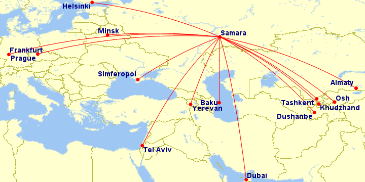 Сколько лететь до Туниса из Екатеринбурга