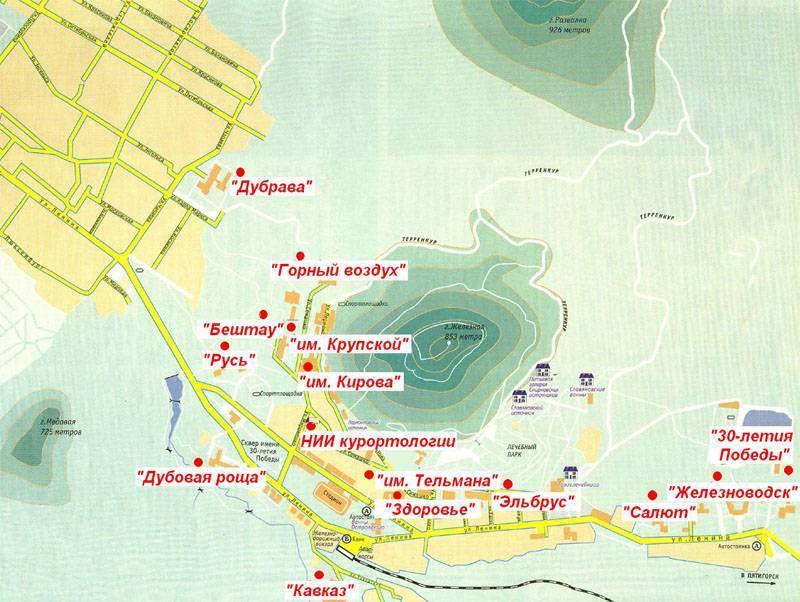 Город ессентуки на карте ставропольского края, подробная карта города ессентуки с улицами и номерами домов