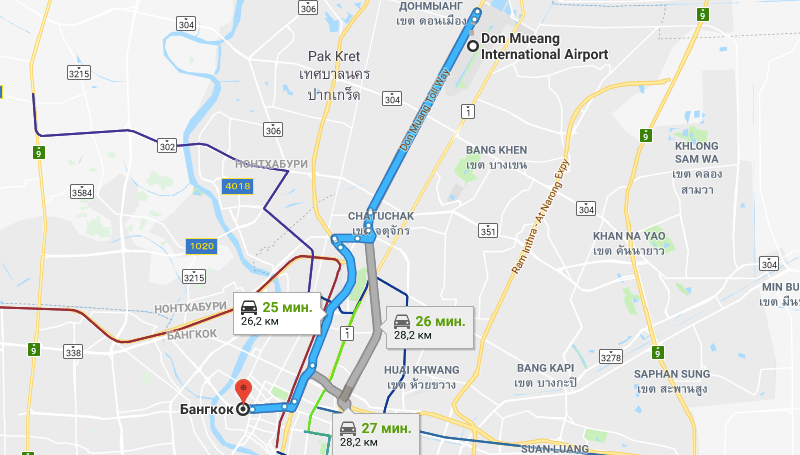 Аэропорт дон муанг бангкок как добраться из суварнабхуми