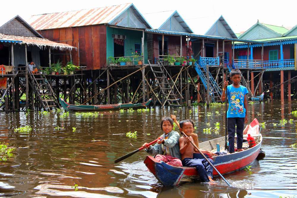Плавучие деревни камбоджи - удивительные места в азии