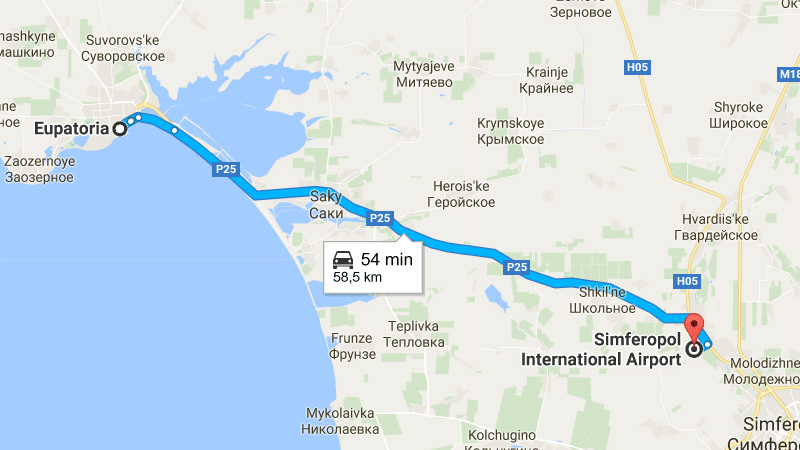 Проезд саки. Километраж от Симферополя до Евпатории. Симферополь Евпатория на карте. Симферополь Евпатория маршрут. Симферополь Евпатория расстояние.