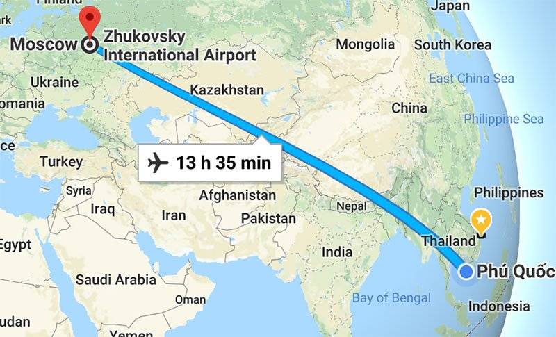 Сколько лететь до вьетнама из москвы прямым рейсом (до нячанга, хошимина и т.д.)