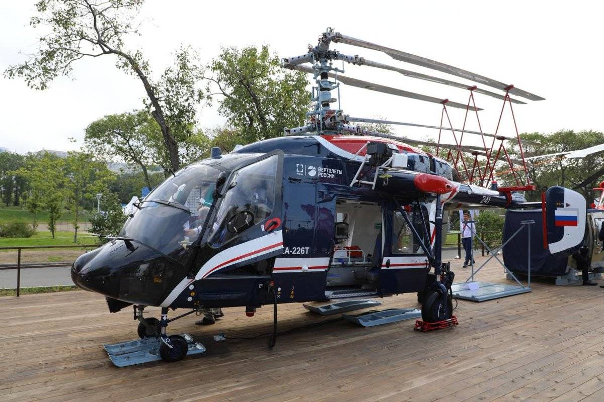 Статус лёгкого многоцелевого вертолета ка-226т |