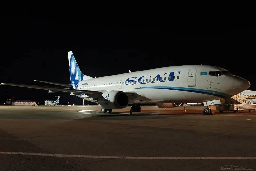 Крупная казахстанская авиакомпания СКАТ Эйрлайнс (SCAT Airlines)