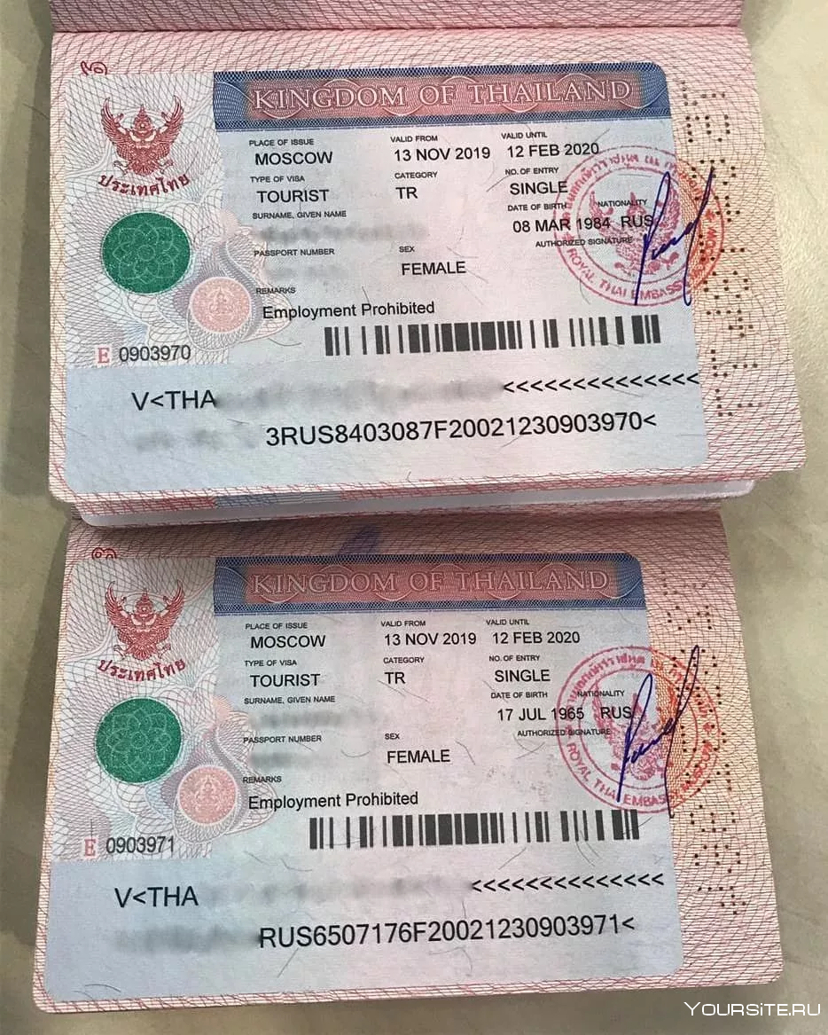 Виза в тайланд для россиян в 2023 году: как получить, документы, требования