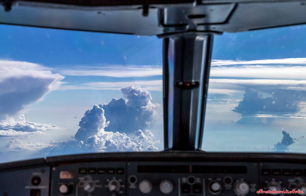 Фотографии из окна самолёта — 2021