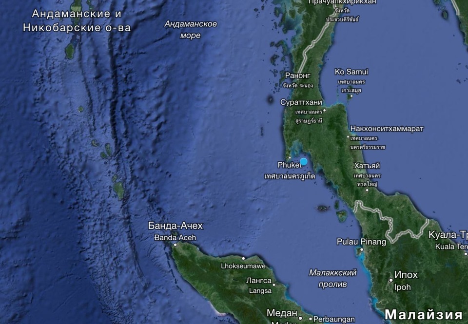 Андаманское море на карте мира: фото и территориальное расположение