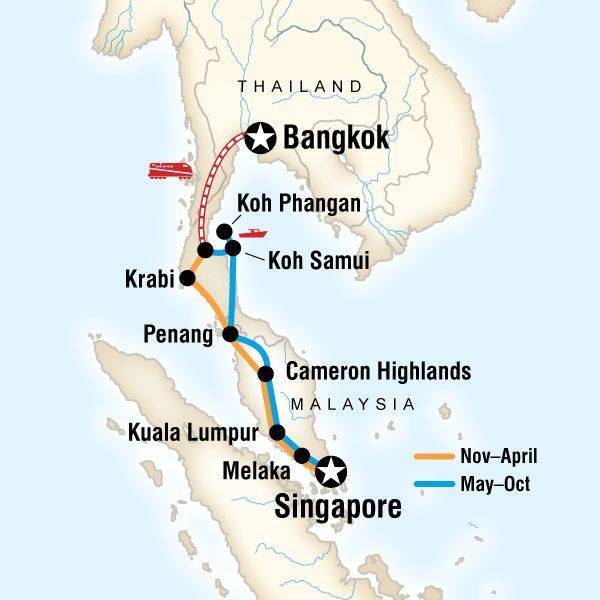 Как добраться из бангкока в провинцию краби (ао нанг). способы самостоятельного путешествия из бангкока до краби