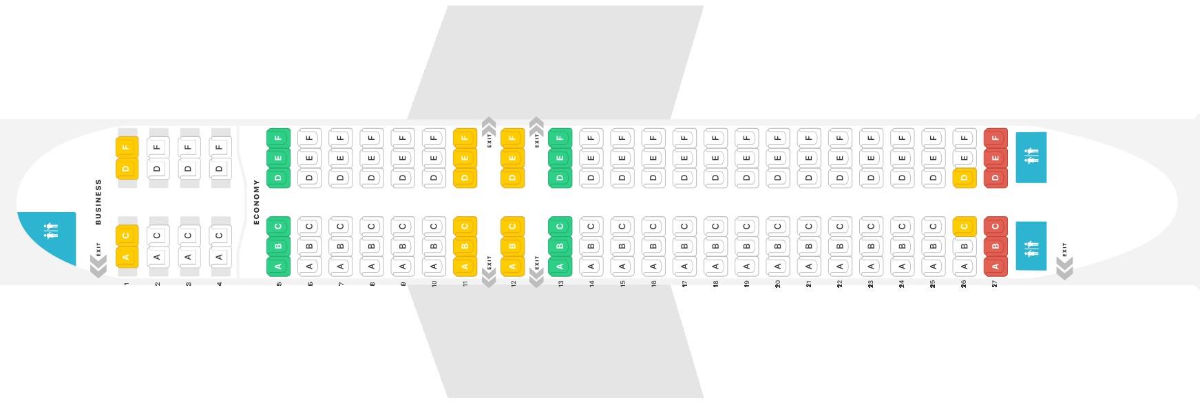 Боинг 737 800 схема салона s7 фото салона