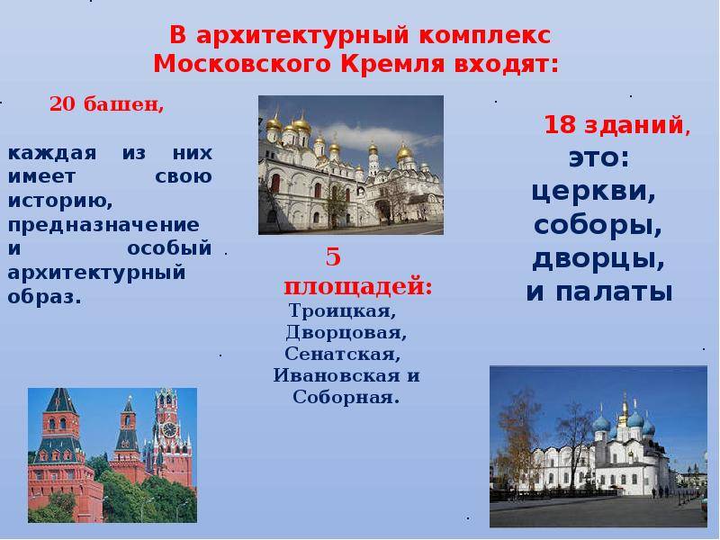 Московский кремль: башни и соборы. история и архитектура
