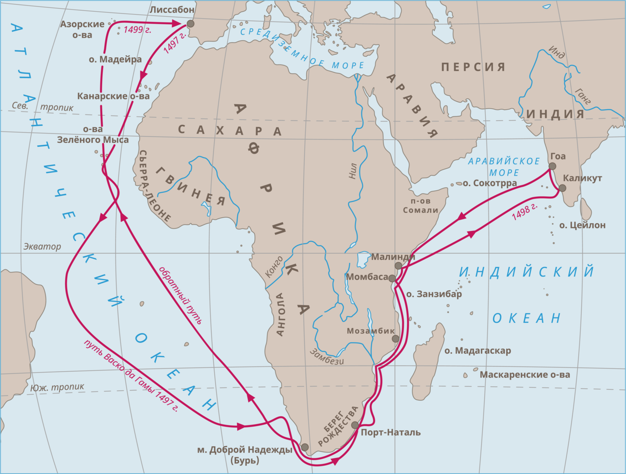 Путь экспедиции ВАСКО да Гама в Индию. Путь ВАСКО да Гама на карте в Индию. Первое путешествие ВАСКО да Гамы в Индию. Плавание ВАСКО да Гама в Индию.