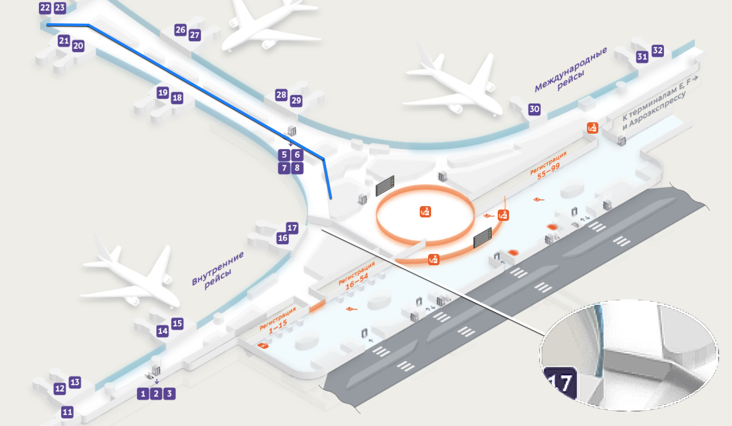 Подробный план терминалов московского шереметьево, карта парковок