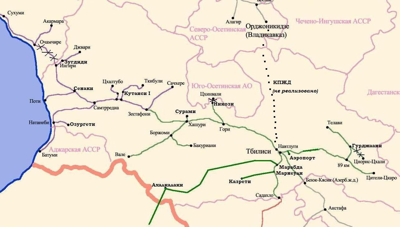 Поезда в грузии. как доехать в грузию на поезде?