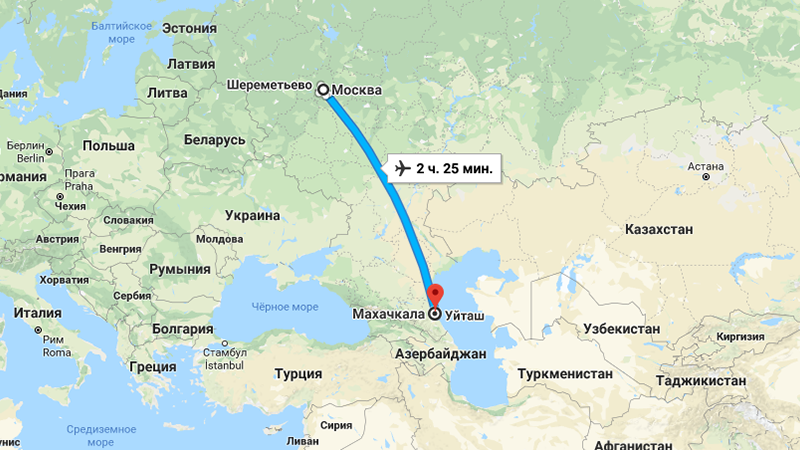 Расстояние от москвы до хабаровска на самолете время