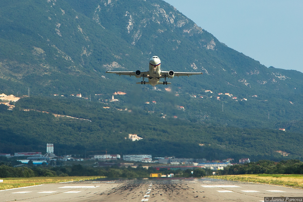 Аэропорты черногории