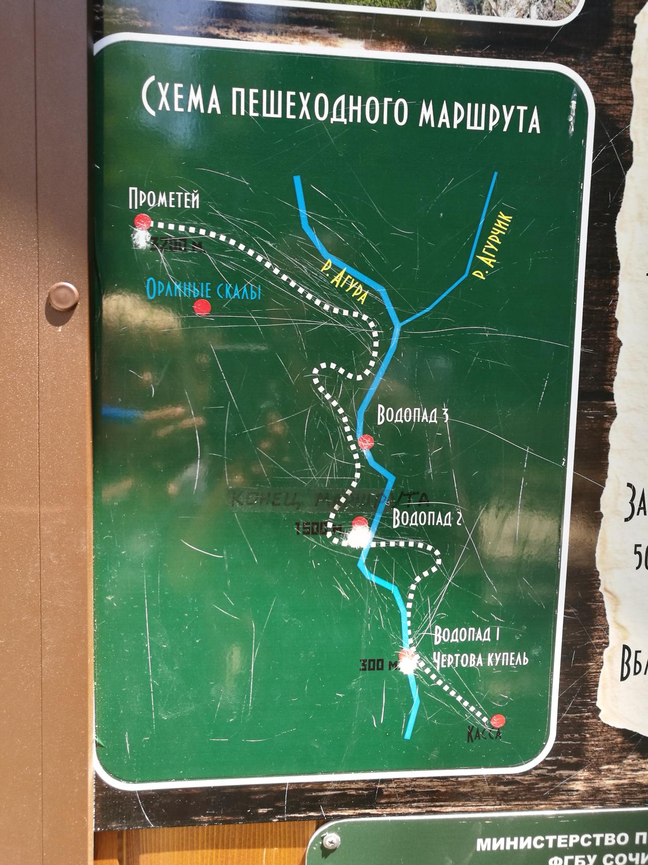 Агурские водопады координаты — интересные места и популярные маршруты