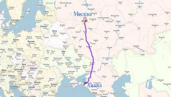 Где находится анапа на карте россии, как добраться до анапы из москвы