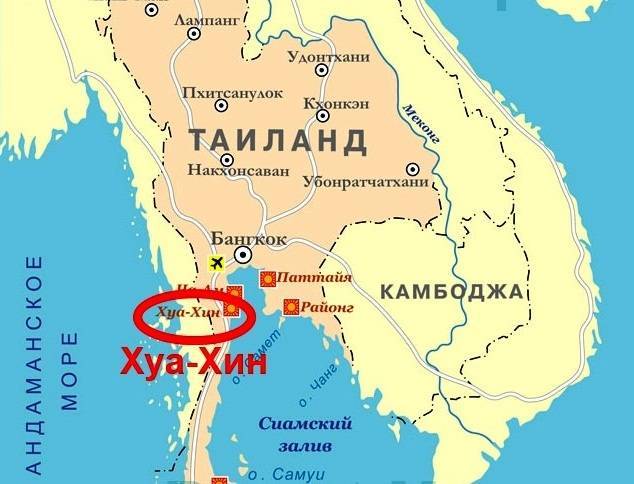 Какое море в тайланде?