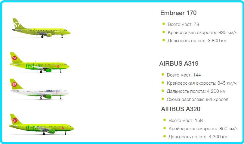 Embraer 170 s7 airlines схема салона и лучшие места 2023