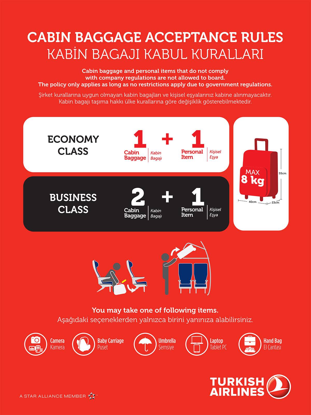 Turkish airlines - авиакомпания турецкие авиалинии, нормы провоза багажа и ручной клади - 2021 - страница 69