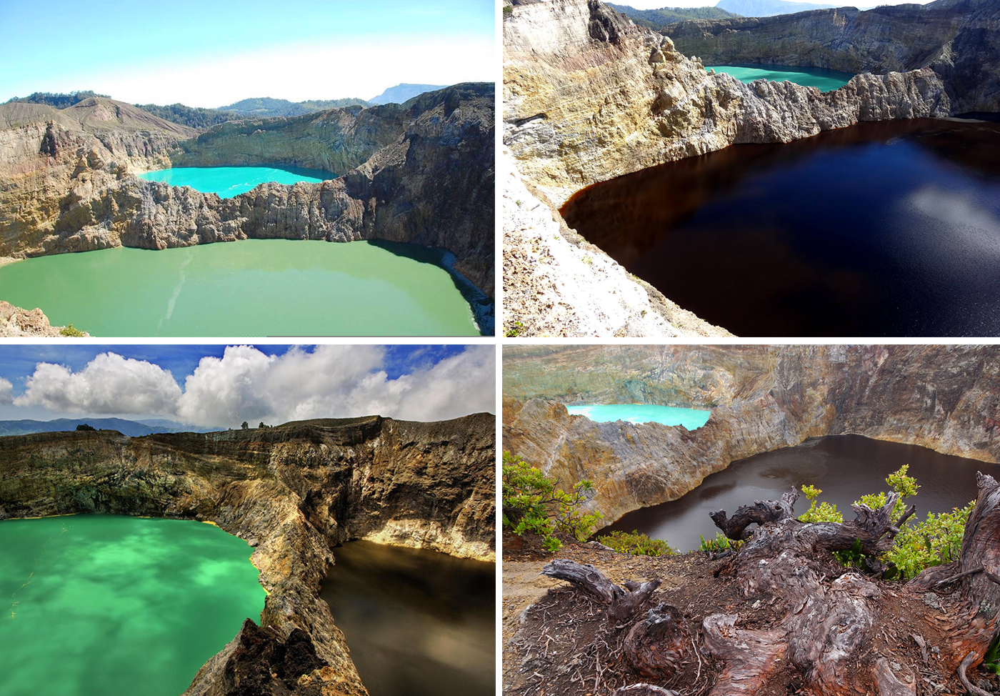 Озёра келимуту на острове флорес - тайна цветных озёр