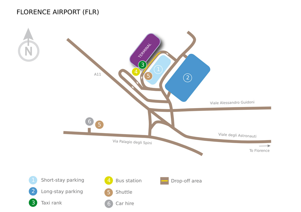 Аэропорт флоренции как добраться до города
