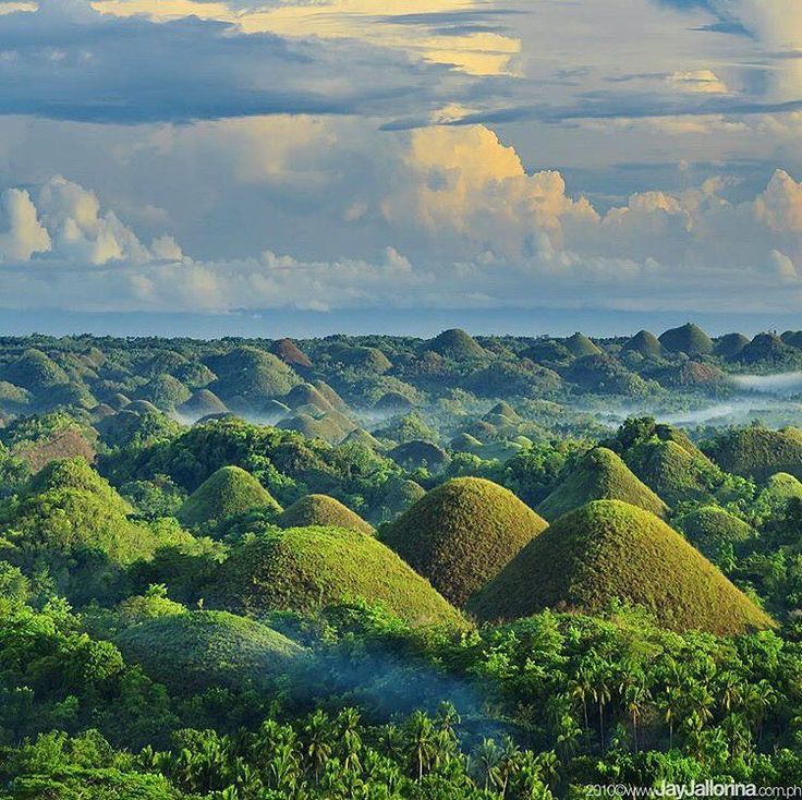Шоколадные холмы на филиппинах – незабываемое зрелище