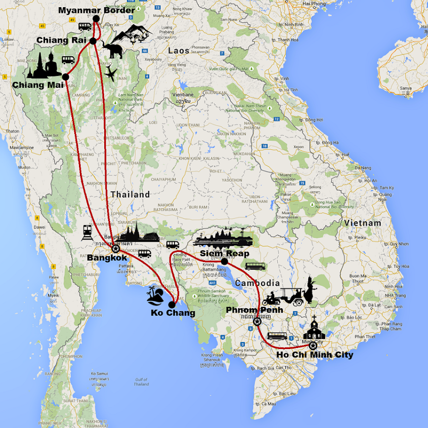 Как добраться из бангкока до городов и курортов таиланда?