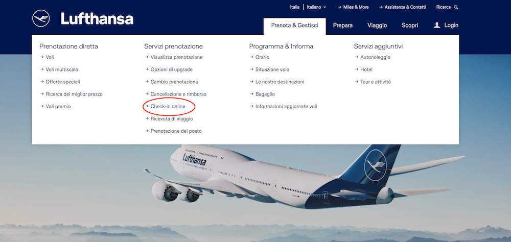 Онлайн регистрация на рейс авиакомпаний