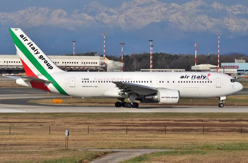Итальянская авиакомпания «air italy»