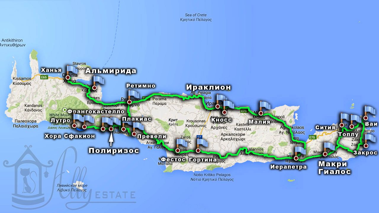 Достопримечательности на карте ретимно (остров крит) — описание и отзывы