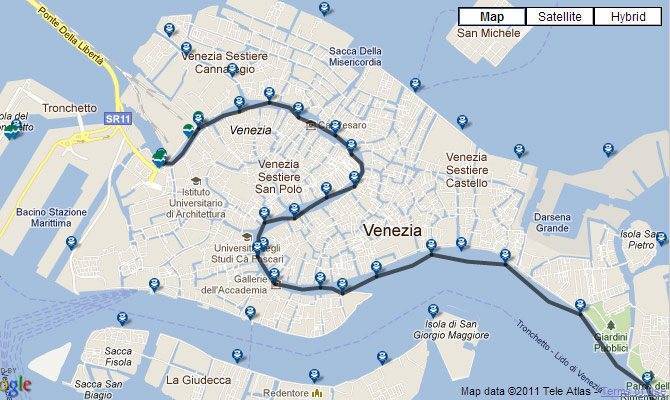 Какой транспорт ходит от аэропорта марко поло до венеции?
