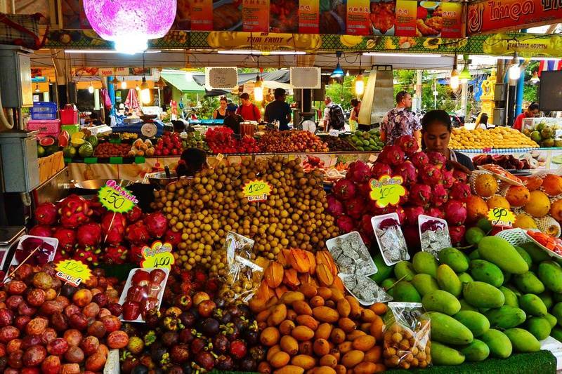 Сколько стоят фрукты в тайланде