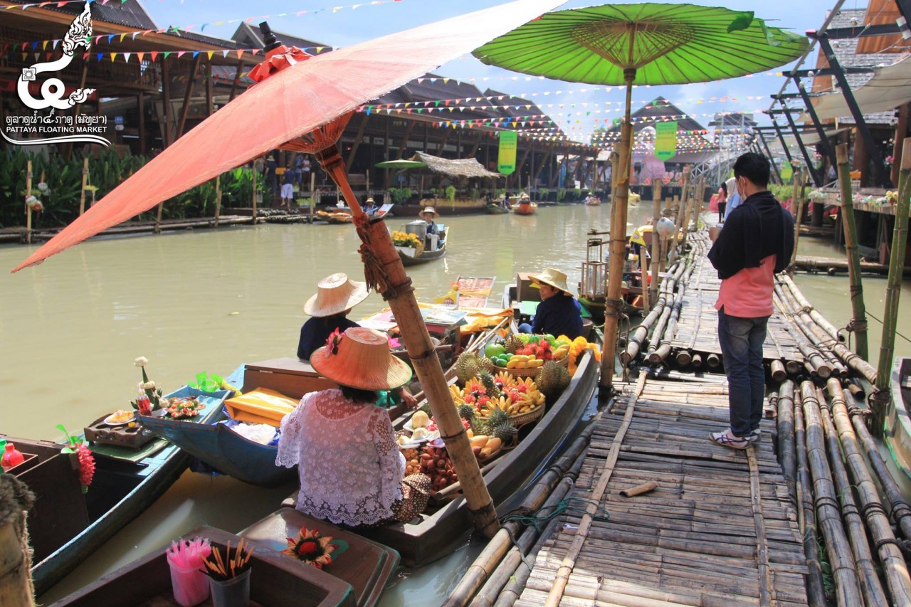 Экскурсия на floating market (плавучий рынок) в паттайя